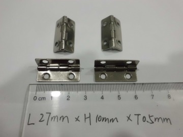 Small size 90 degree right angle hinge