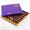 Benutzerdefinierte gedruckte Schokoladen -Geschenkboxverpackung mit Band