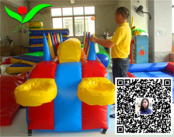 Exciting game inflatable air juggler challeage for kids party