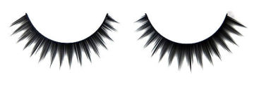 Synthetic Black Handmade Party False Eyelashes , Natural Soft Curls