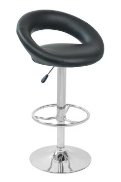 Classic Height Adjustable and Swivel Upholstered Bar Stool