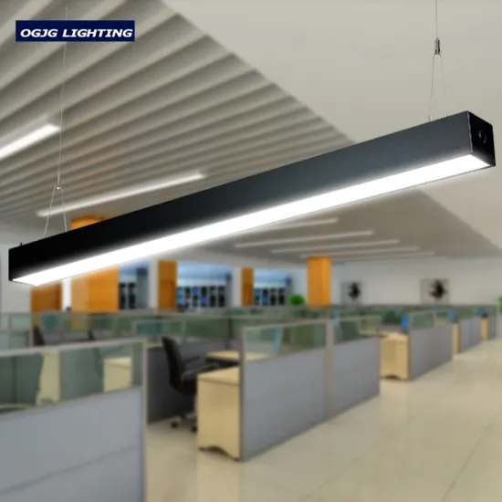 Aluminum Pendant LED Linear Light Strip Tube Fixture - Linkable and Adjustable