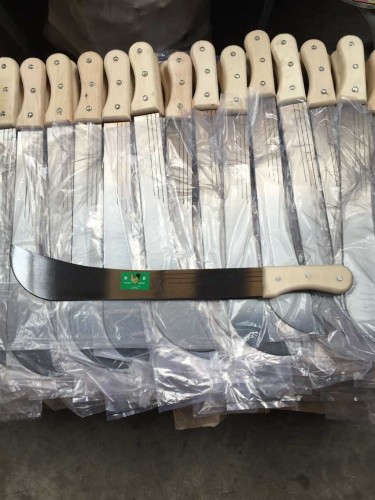 different type of wooden handle machete