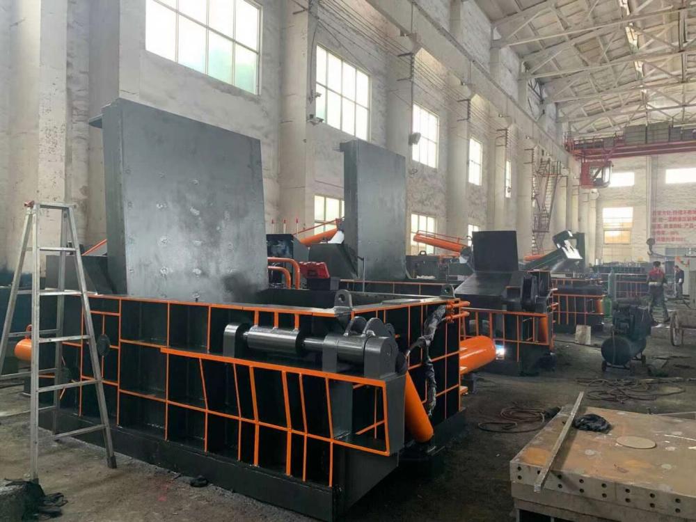 Hydraulic Aluminium Profile Aluminum Shavings Baling Machine