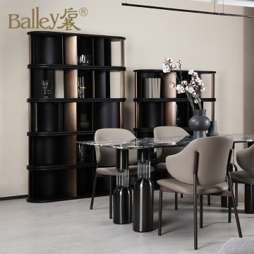 Gabinete de comedor de madera minimalista de lujo