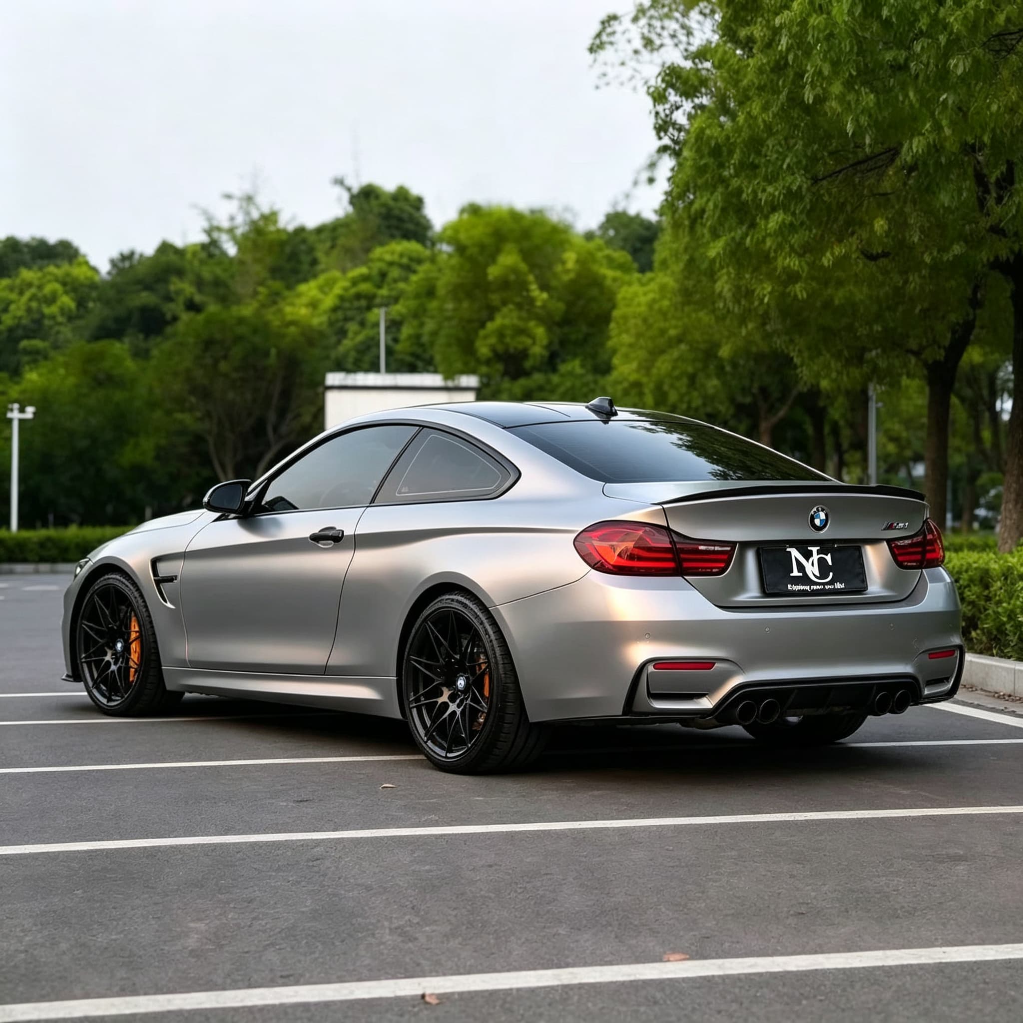 Self-Healing Tech-Silver OrangeVinyl Wrap