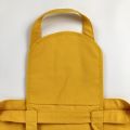 Sac fourre-tout sur toile jaune personnalisé