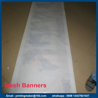 Outdoor Printed Mesh Banners On the Cheap