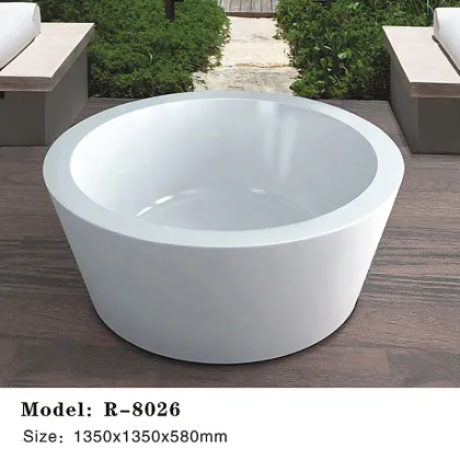 Red Heart-shaped Acrylic Bathtub