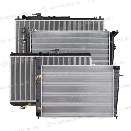 Original Construction Machinery Parts Radiator for Caterpillar, Volvo, Kobelco, Komatsu, Doosan, Hyundai, Sany, Shantui