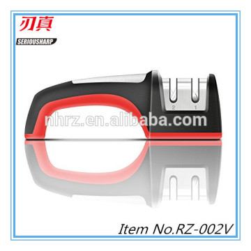 Wholesale CE Certification Diamond Ceramic Kitchen Knife Sharpener with Non-slip rubber feet