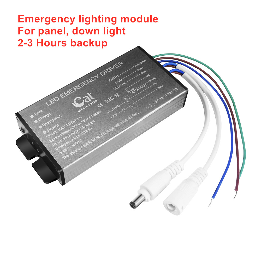 Module d'éclairage de secours LED 3-50W 2-3Hrs alimentation de secours