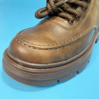 High Top Men's PU Leather Martin Boots Shoes Fashion Walk