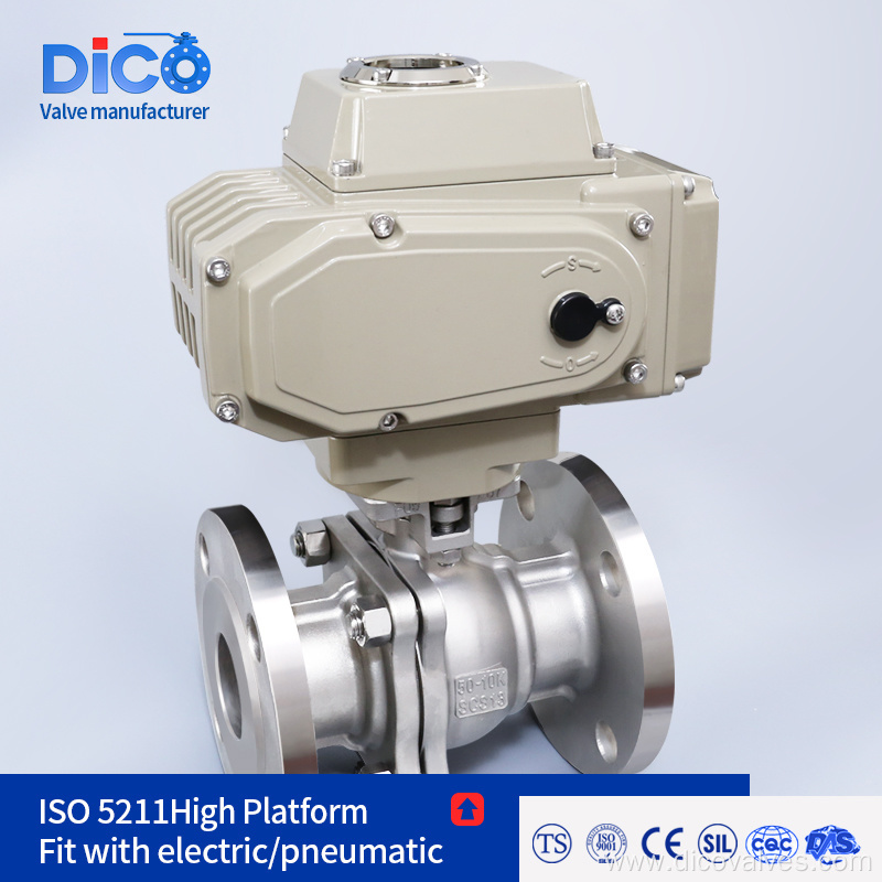 Pneumatic / Electric Flange Floating Ball Valve