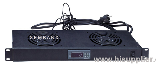 1u Digital Temperature Unit With 4 Fan Pdu 