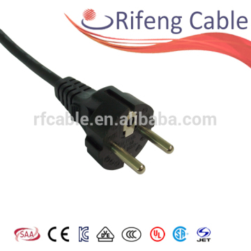 European Power Cord with Plug