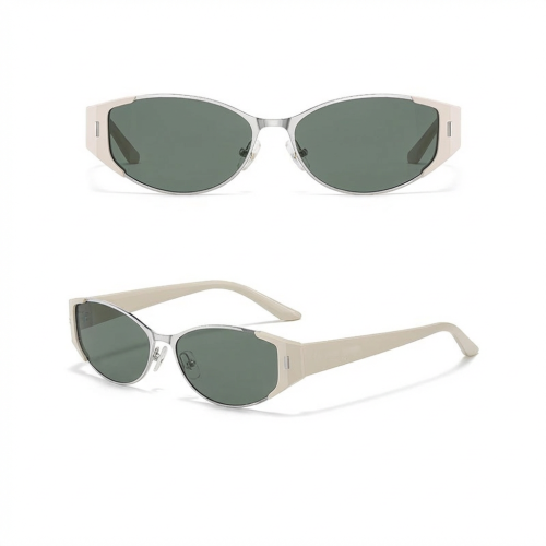 Low MOQ Custom Metal Acetate Combination Sunglasses