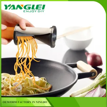 New Multifunction Vegetable Grater Stainless Steel Cutter Spiral Funnel Shredder