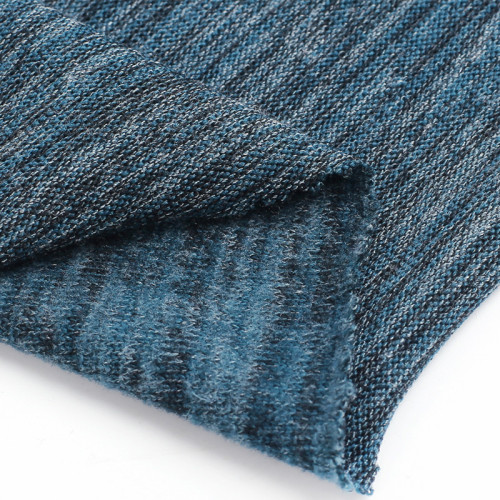 Wear-resisting Blue Imitation Cashmere Jersey Fabrics
