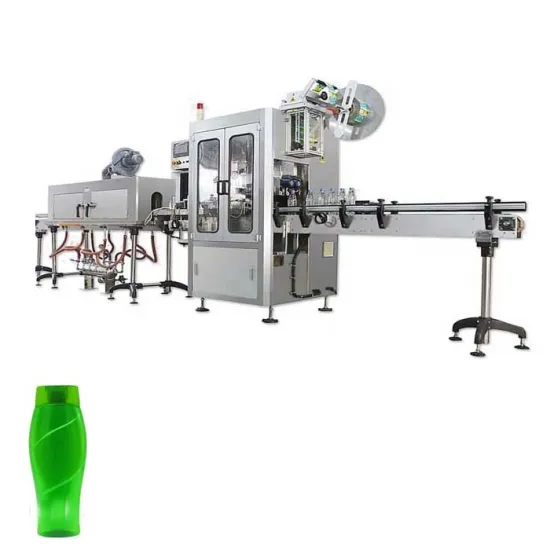 Automatic PVC Sleeve Shrink Applicator Labeling Machine for Round Bottles and Cans