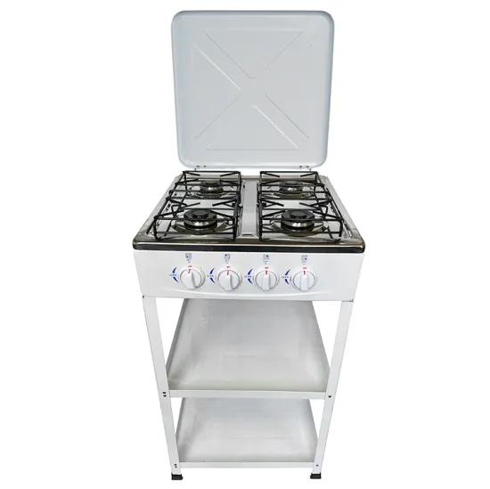 Commercial Blue Flame Gas Stove Stand with Wok Cooker and Cover Lid