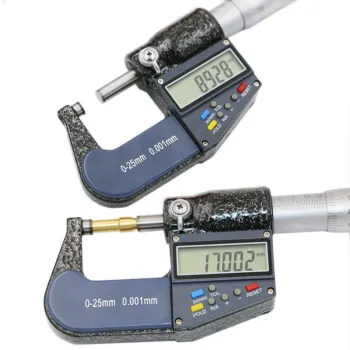 25mm Digital Outside Micrometer with Calibration Wheel