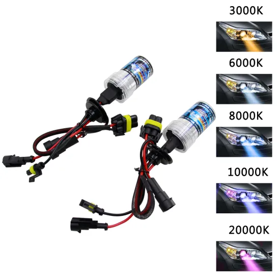 55W Xenon HID Lamp for Car Headlights - 3000K to 12000K