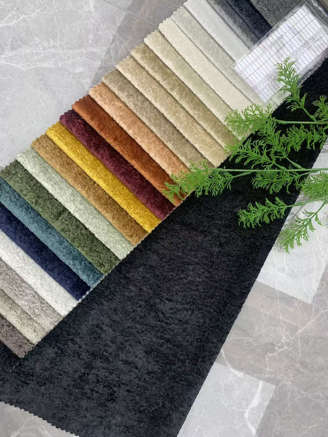 Velvet Upholstery Fabric for Sofa