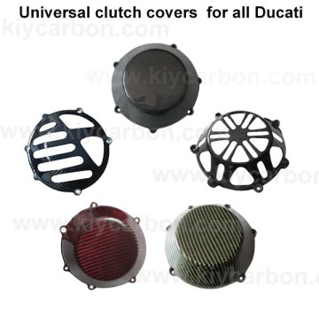 Universal carbon fiber clutch cover high quality motorcycle parts for Ducati
