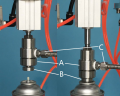 Sistema di riempimento del gas manuale