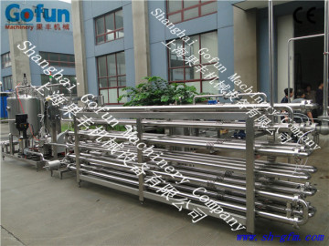 High technology commercial automatic apple cider tubular uht sterilizer system manufacturer