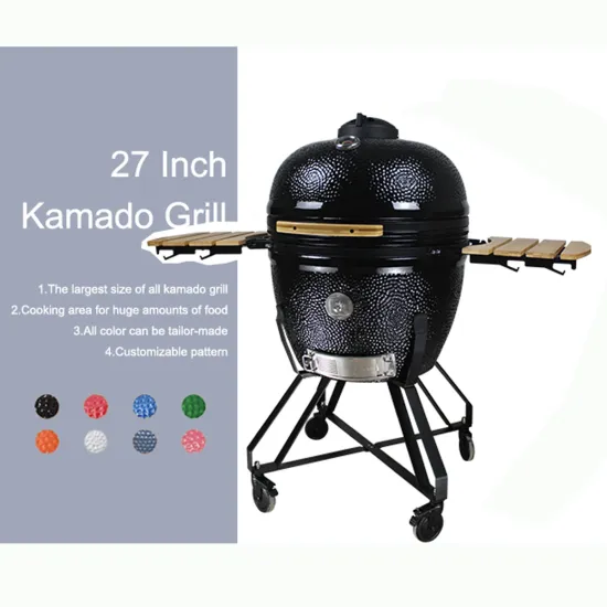 Auplex Big Joe Ceramic Kamado XXL 27 inch Green Barbeque Egg Bbq Grills