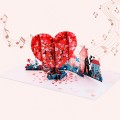 Pop-up čestitka za Valentinovo Naša ljubavna priča