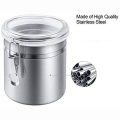 Round Clip Top Stainless Steel Container