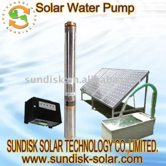 50m deep of solar water pump system