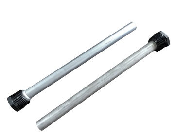 Aluminium magnesium pemanas air fleksibel batang anoda 9.5 ''*3/4 '' NPT untuk RV