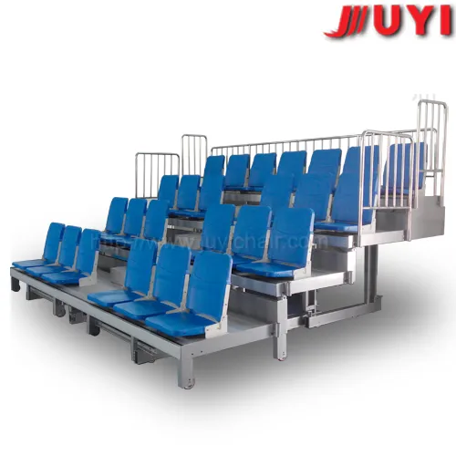 Mobile Grandstand Seating Chairs Plastic Chair Metal Frame Cheap Price JY-720