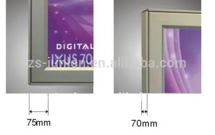 LED aluminum outdoor Waterproof door hing light box