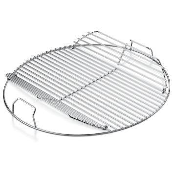Removable Charcoal BBQ Grill - Stainless Steel Folding Round Mesh Grill