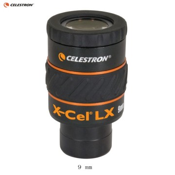 Celestron X-CEL LX 60 Degrees 1.25" Eyepiece Set - 2mm, 3mm, 5mm, 7mm, 12mm, 18mm, 25mm