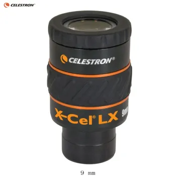 Celestron X-CEL LX 60 Degrees 1.25" Eyepiece Set - 2mm, 3mm, 5mm, 7mm, 12mm, 18mm, 25mm