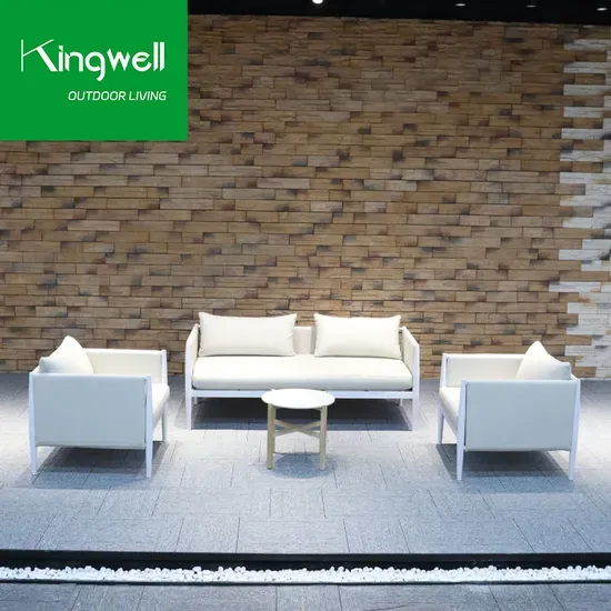 Modern Outdoor Sofa Set with Aluminum Sectional Garden Patio Furniture
