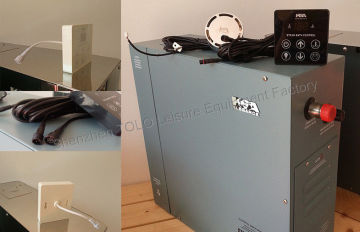 3 Phase Steam Shower Generator 18.0kw With Galvanizing And Powder Coated Shell