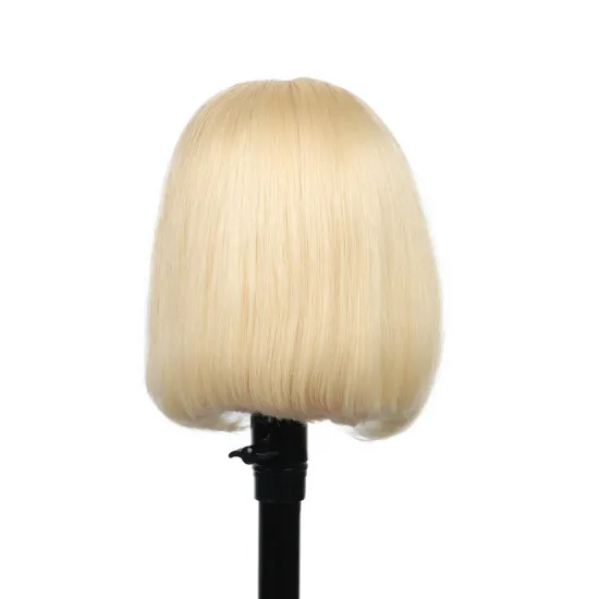 Wholesale Brazilian 613 Bob Human Hair Lace Front Hair Wigs 13*4 100% Virgin Human 613 Short Lace Wig