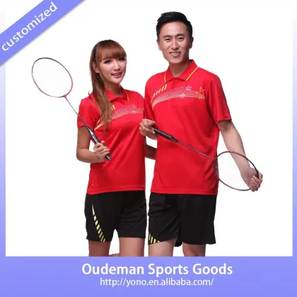 new fashion unisex badminton jersey women badminton sportswear for men