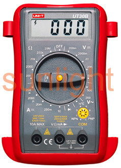Palm Size Digital Multimeter, AC/DC/Resistance UT30B