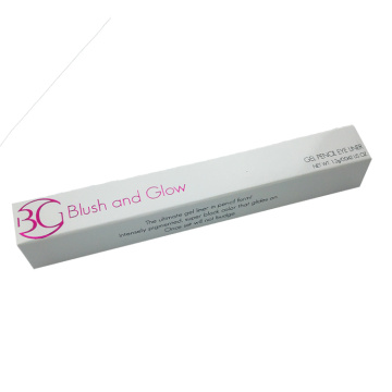 Pink Logo White Paper Custom Lipstick Box