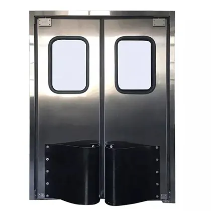 Automated Barrier-Free Traffic Doors for Safety in Commercial Kitchens