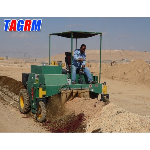 compost turner for animal waste