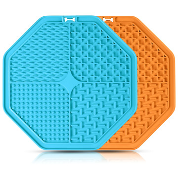 With Scraper Strong Suction Cup Pet Licking Mat